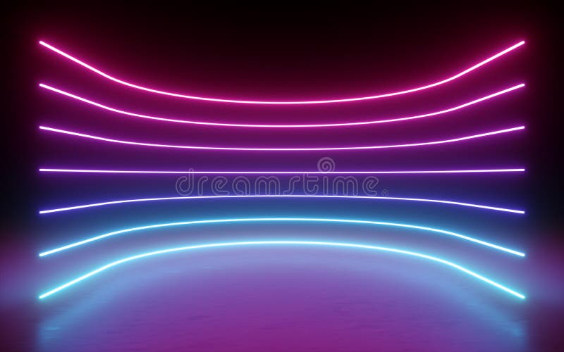 3d render, abstract background, neon lights, glowing lines, round curves, arch, virtual reality, pink blue spectrum vibrant colors, laser show. 3d render, abstract background, neon lights, glowing lines, round curves, arch, virtual reality, pink blue spectrum vibrant colors, laser show